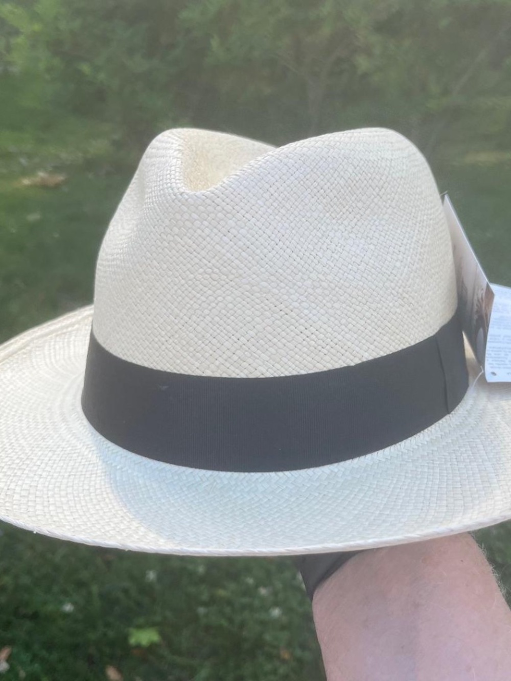 Panama Hat (Unisex) Handmade Montecristi Brand New NWT El Palacio Sz 59 Lg - Picture 6 of 9
